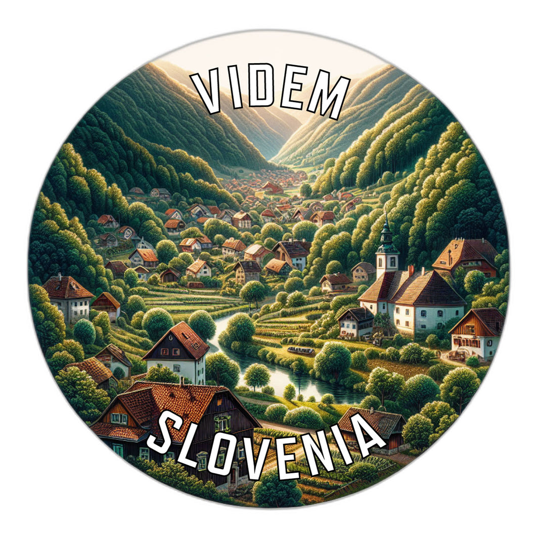 Videm Slovenia Souvenir Vinyl Decal Sticker 2-Inch