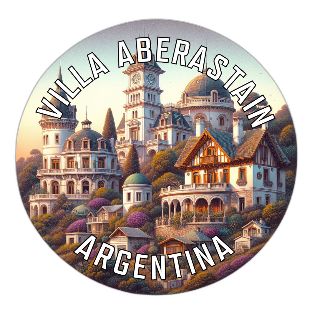 Villa Aberastain Argentina Souvenir Die Cut Flat Magnet 2-Inch