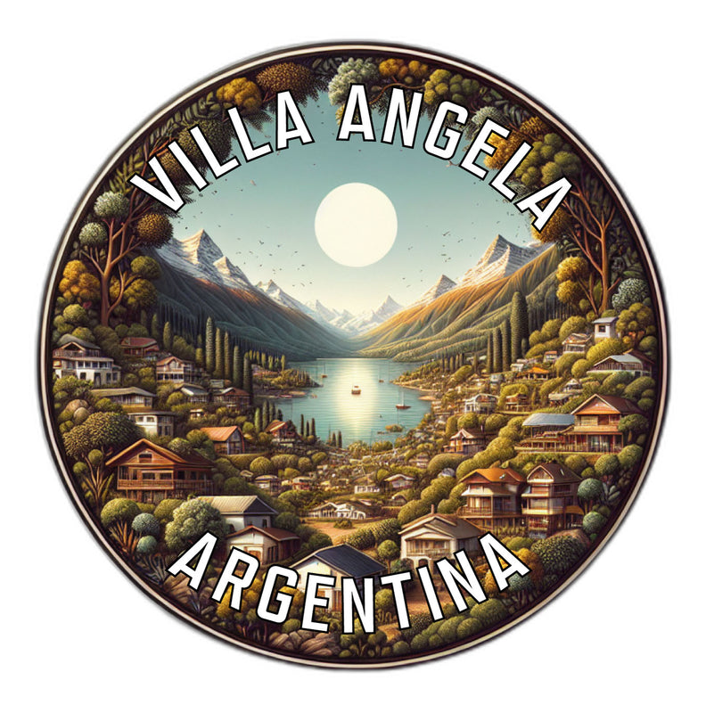 Villa Angela Argentina Souvenir Die Cut Flat Magnet 2-Inch