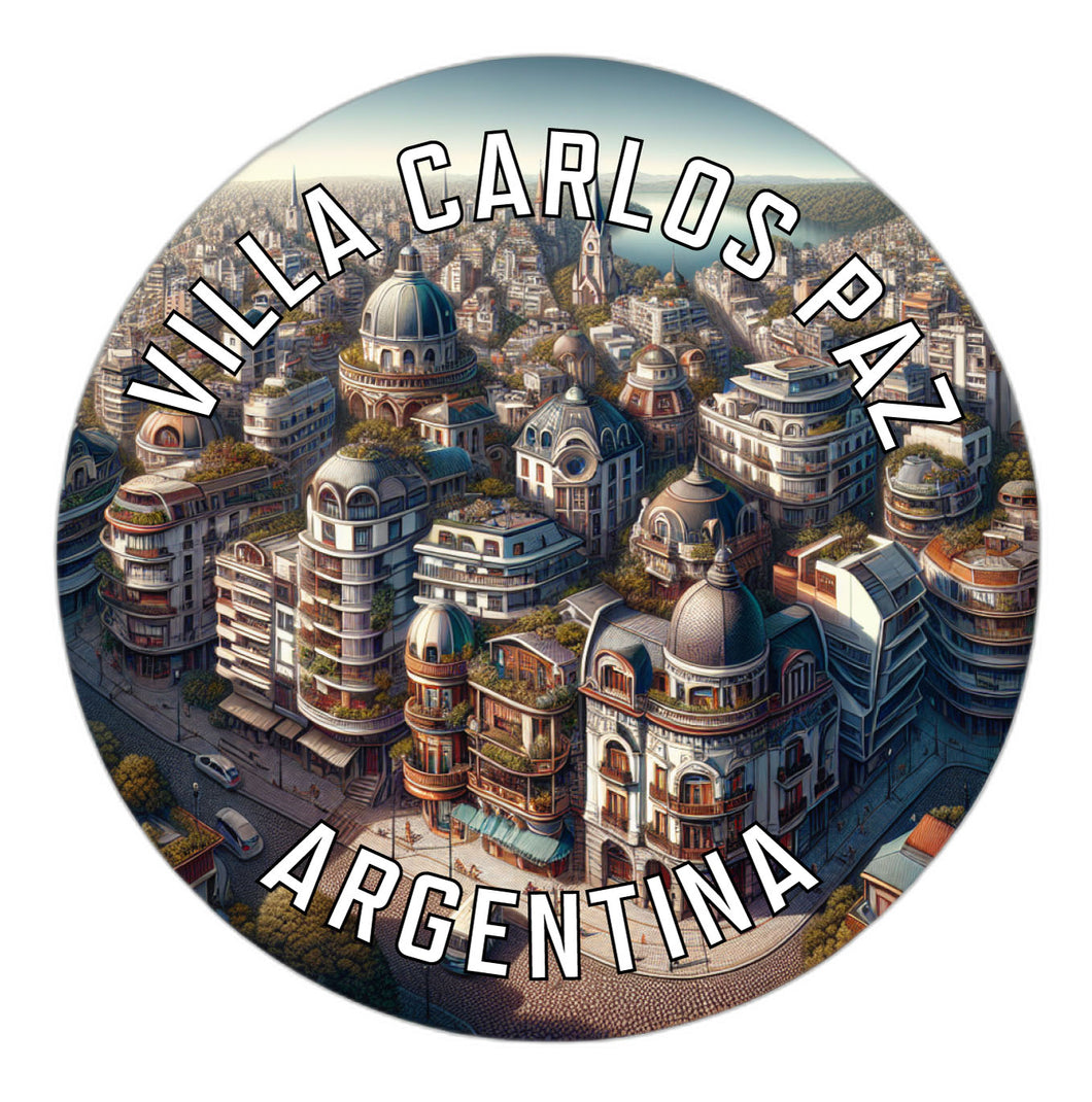Villa Carlos Paz Argentina Souvenir Die Cut Flat Magnet 6-Inch
