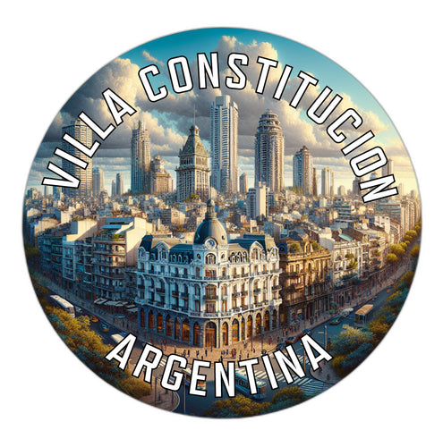 Villa Constitucion Argentina Souvenir Die Cut Flat Magnet 6-Inch