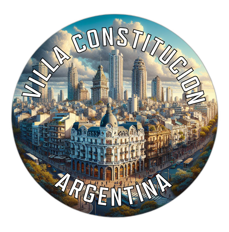 Villa Constitucion Argentina Souvenir Die Cut Flat Magnet 6-Inch