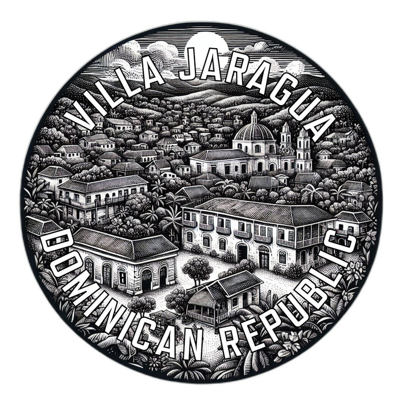 Villa Jaragua Dominican Republic Souvenir Die Cut Flat Magnet 6-Inch