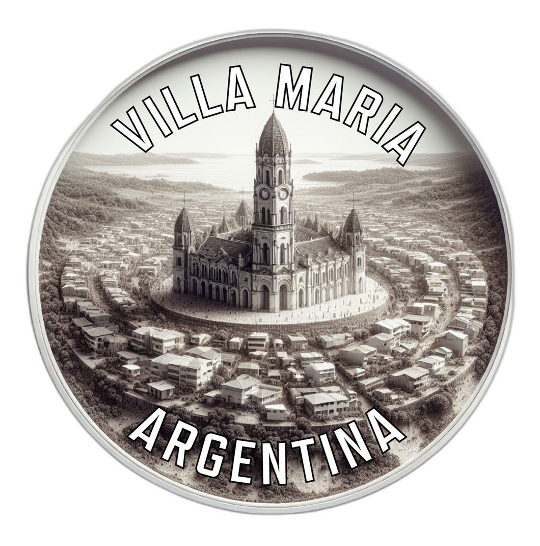 Villa Maria Argentina Souvenir Die Cut Flat Magnet 6-Inch