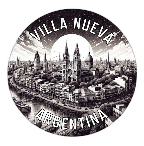 Villa Nueva Argentina Souvenir Vinyl Decal Sticker 3-Inch