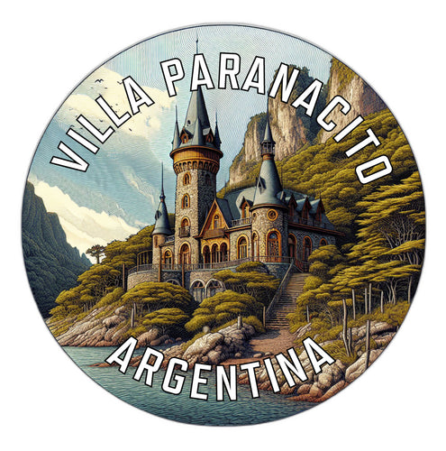 Villa Paranacito Argentina Souvenir Die Cut Flat Magnet 4-Inch