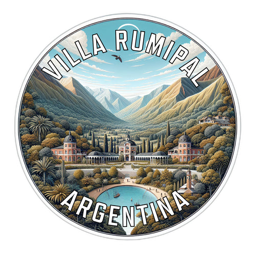 Villa Rumipal Argentina Souvenir Die Cut Flat Magnet 2-Inch