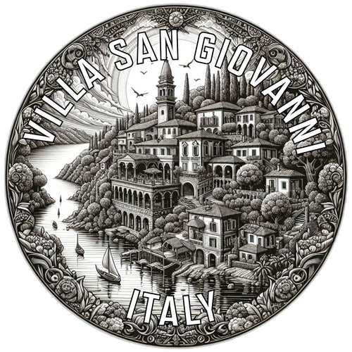 Villa San Giovanni Italy Souvenir Die Cut Flat Magnet 2-Inch