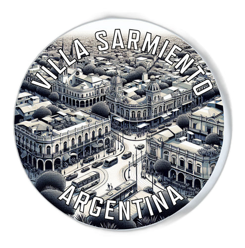 Villa Sarmiento Argentina Souvenir Die Cut Flat Magnet 2-Inch