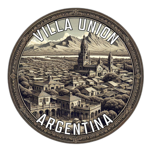 Villa Union Argentina Souvenir Die Cut Flat Magnet 2-Inch