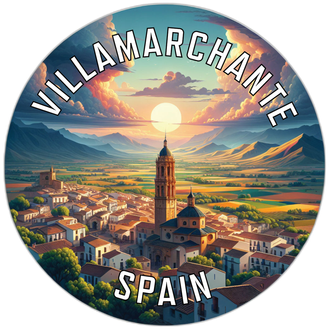 Villamarchante Spain Souvenir Vinyl Decal Sticker 6-Inch