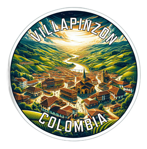 Villapinzon Colombia Souvenir Vinyl Decal Sticker 2-Inch