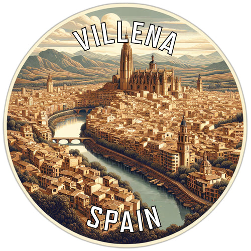 Villena Spain Souvenir Vinyl Decal Sticker 2-Inch