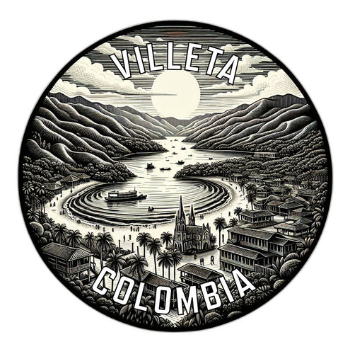 Villeta Colombia Souvenir Vinyl Decal Sticker 2-Inch