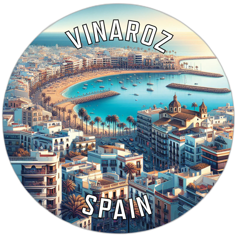 Vinaroz Spain Souvenir Die Cut Flat Magnet 6-Inch