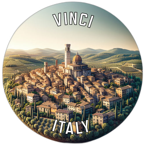 Vinci Italy Souvenir Vinyl Decal Sticker 6-Inch