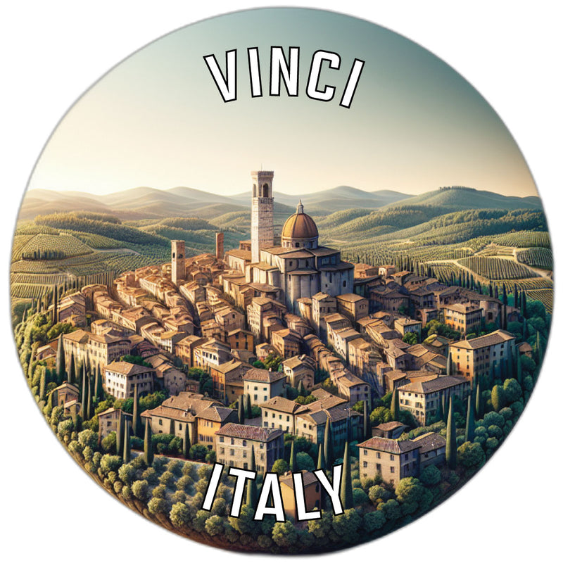 Vinci Italy Souvenir Vinyl Decal Sticker 6-Inch
