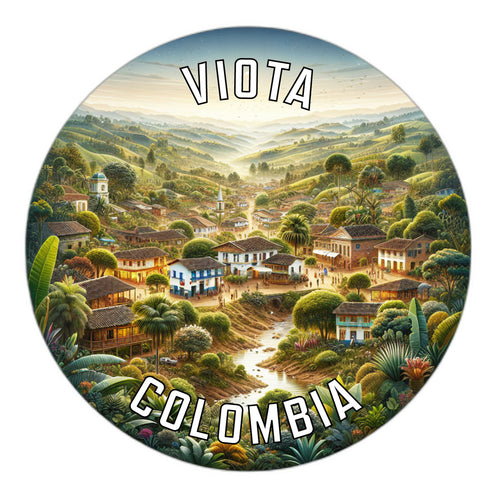 Viota Colombia Souvenir Vinyl Decal Sticker 2-Inch