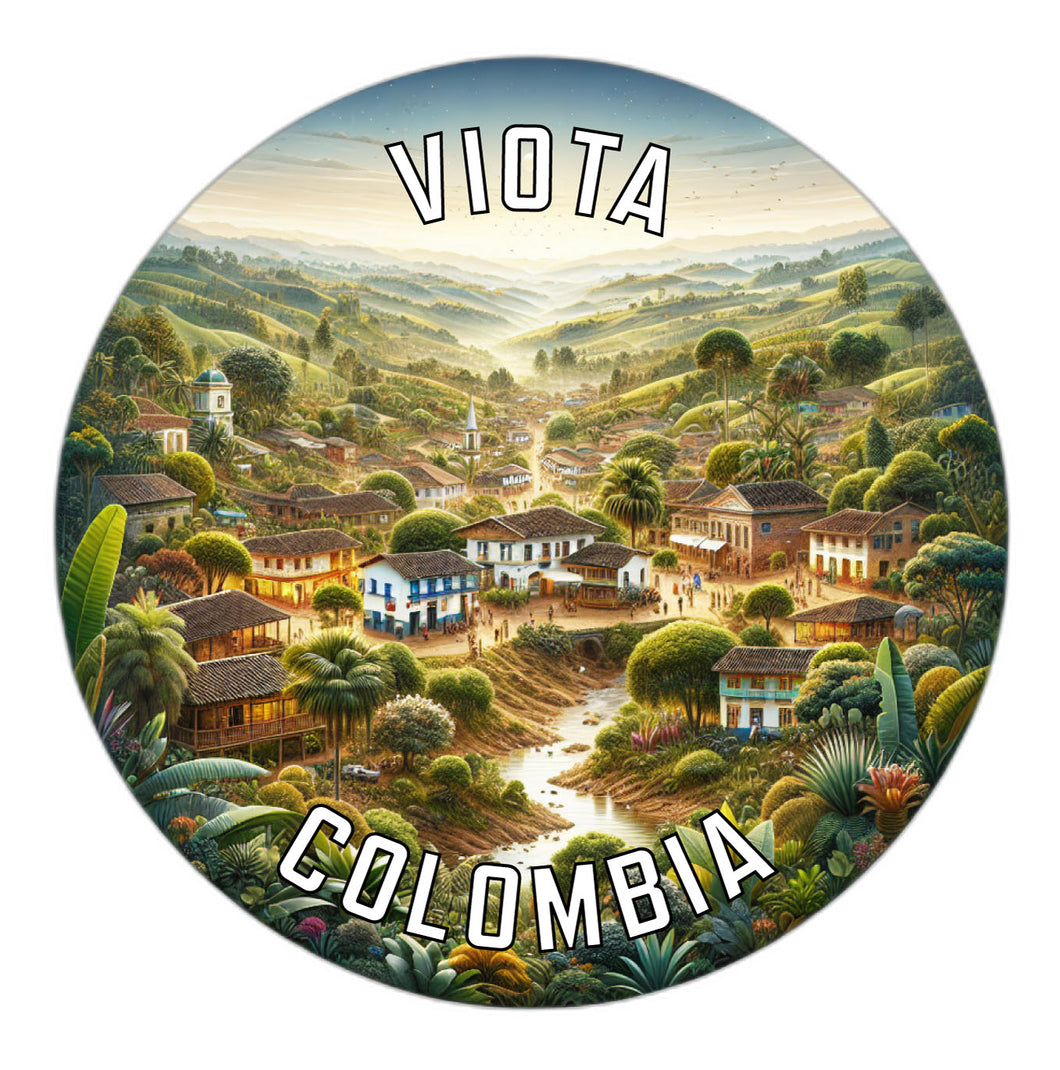 Viota Colombia Souvenir Vinyl Decal Sticker 2-Inch
