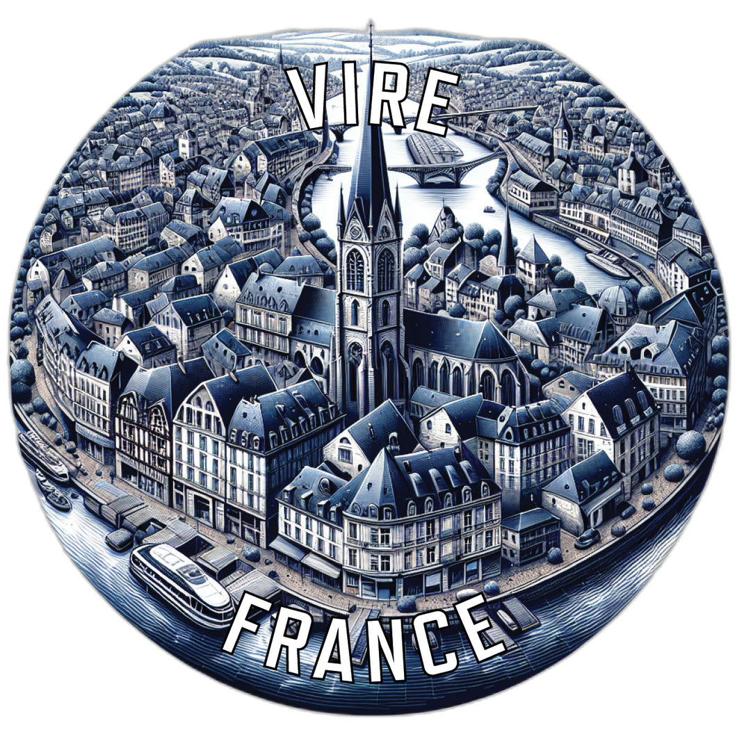 Vire France Souvenir Vinyl Decal Sticker 2-Inch