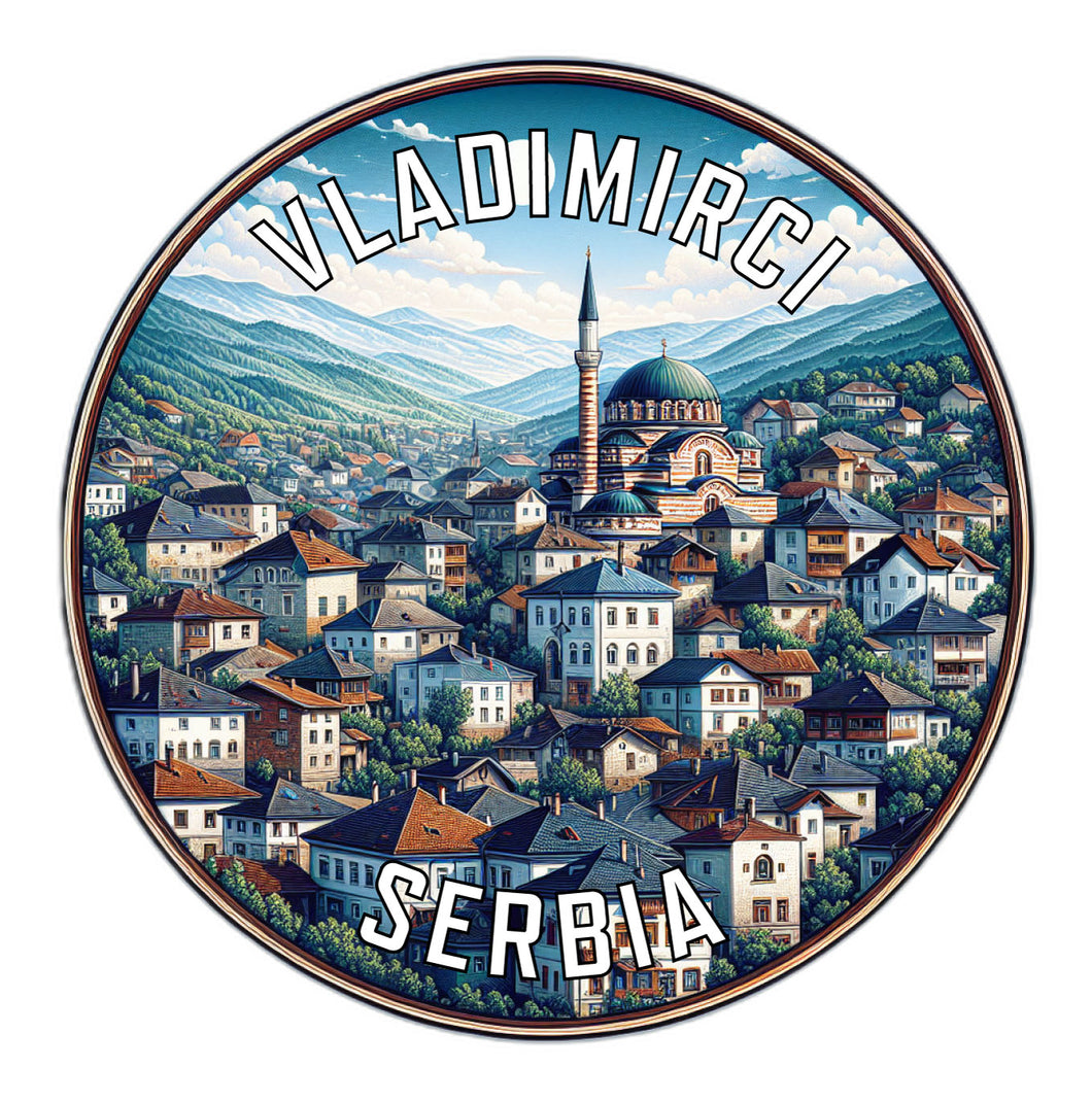 Vladimirci Serbia Souvenir Vinyl Decal Sticker 2-Inch