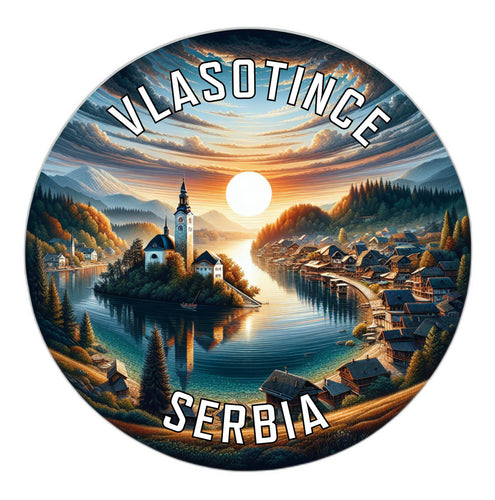 Vlasotince Serbia Souvenir Vinyl Decal Sticker 2-Inch
