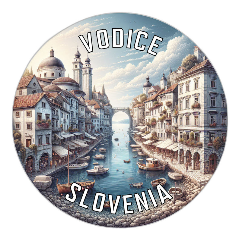 Vodice Slovenia Souvenir Die Cut Flat Magnet 6-Inch