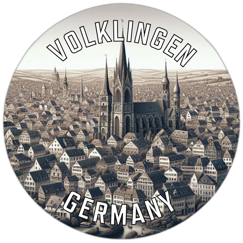 Volklingen Germany Souvenir Vinyl Decal Sticker 6-Inch