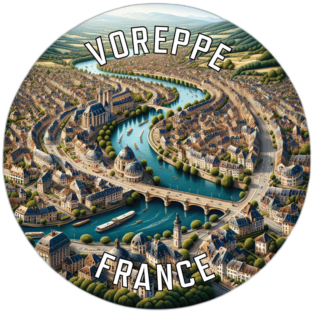 Voreppe France Souvenir Vinyl Decal Sticker 6-Inch