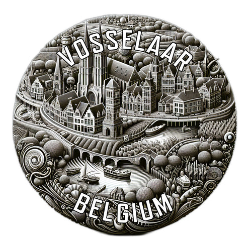 Vosselaar Belgium Souvenir Vinyl Decal Sticker 2-Inch