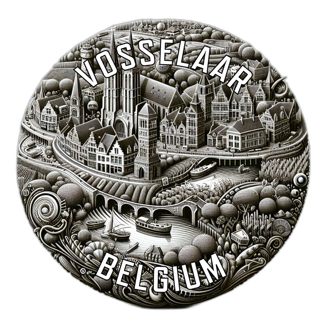 Vosselaar Belgium Souvenir Vinyl Decal Sticker 2-Inch