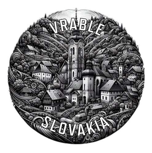 Vrable Slovakia Souvenir Vinyl Decal Sticker 6-Inch