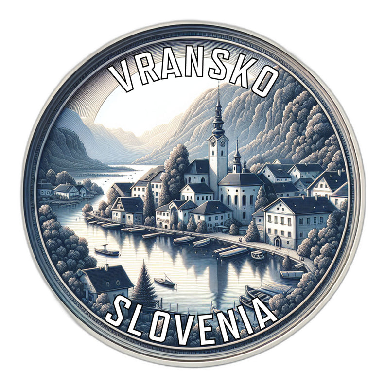 Vransko Slovenia Souvenir Die Cut Flat Magnet 2-Inch