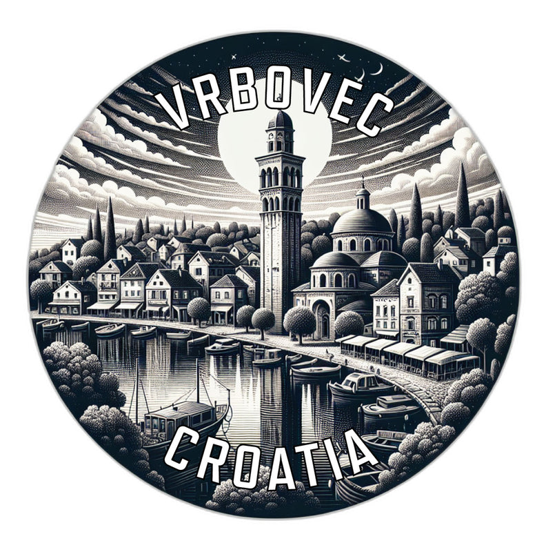 Vrbovec Croatia Souvenir Die Cut Flat Magnet 2-Inch