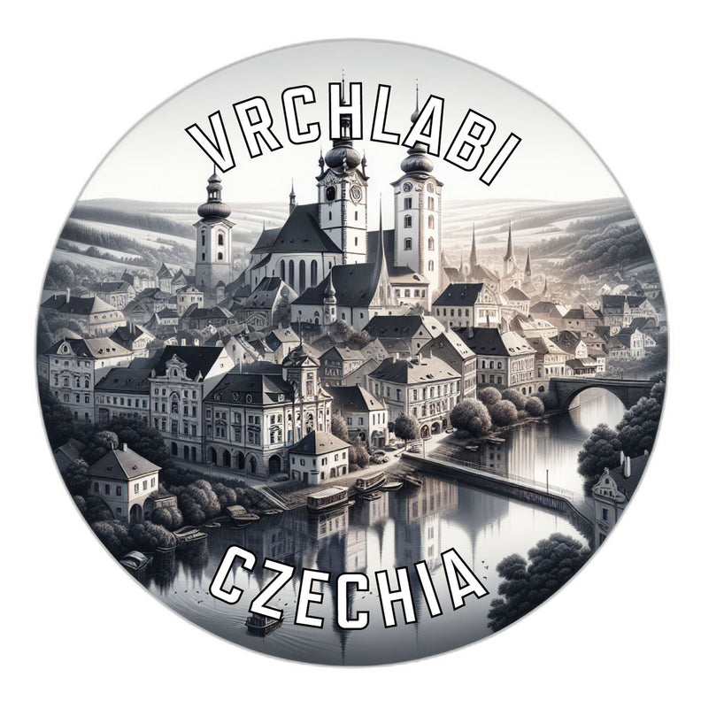 Vrchlabi Czechia Souvenir Die Cut Flat Magnet 6-Inch