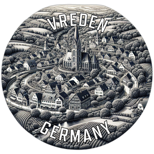 Vreden Germany Souvenir Vinyl Decal Sticker 2-Inch