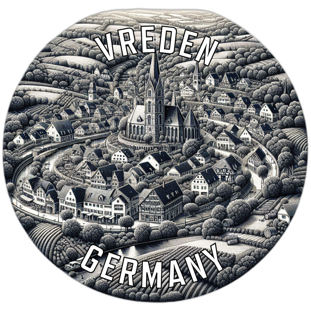 Vreden Germany Souvenir Die Cut Flat Magnet 2-Inch