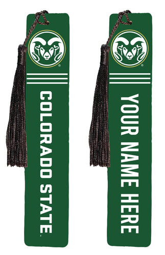 Colorado State Rams Personalized Wooden Bookmark with Tassel – Officially Licensed Collegiate Product Single