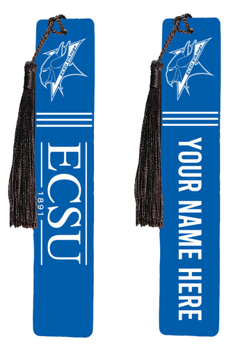 Elizabeth City State University Personalized Wooden Bookmark with Tassel – Officially Licensed Collegiate Product Single