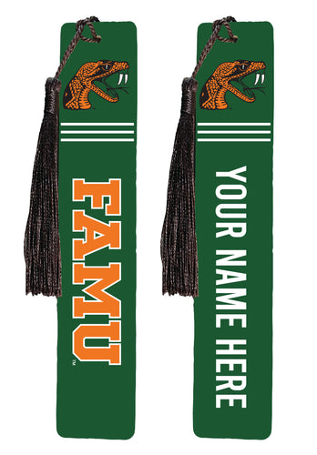 Florida A&M Rattlers Personalized Wooden Bookmark with Tassel – Officially Licensed Collegiate Product Single