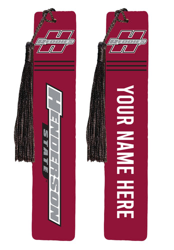 Henderson State Reddies Personalized Wooden Bookmark with Tassel – Officially Licensed Collegiate Product 2-Pack