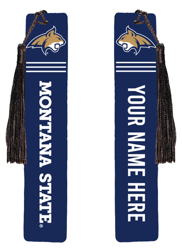 Montana State Bobcats Personalized Wooden Bookmark with Tassel – Officially Licensed Collegiate Product Single