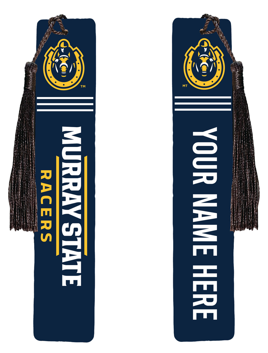 Murray State University Personalized Wooden Bookmark with Tassel – Officially Licensed Collegiate Product Single