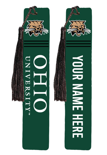 Ohio University Personalized Wooden Bookmark with Tassel – Officially Licensed Collegiate Product Single