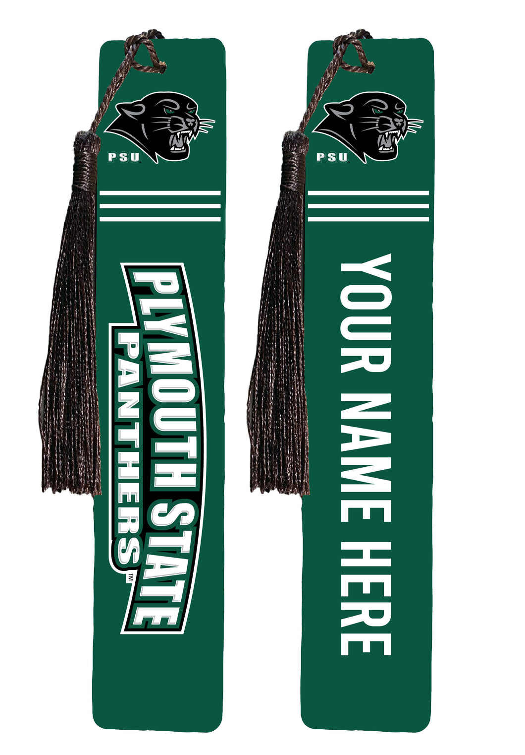 Plymouth State University Personalized Wooden Bookmark with Tassel – Officially Licensed Collegiate Product Single