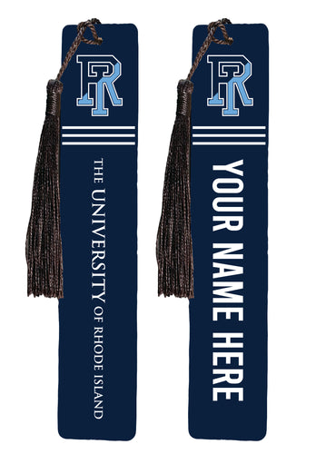 Rhode Island University Personalized Wooden Bookmark with Tassel – Officially Licensed Collegiate Product Single