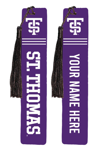 University of St. Thomas Personalized Wooden Bookmark with Tassel – Officially Licensed Collegiate Product Single