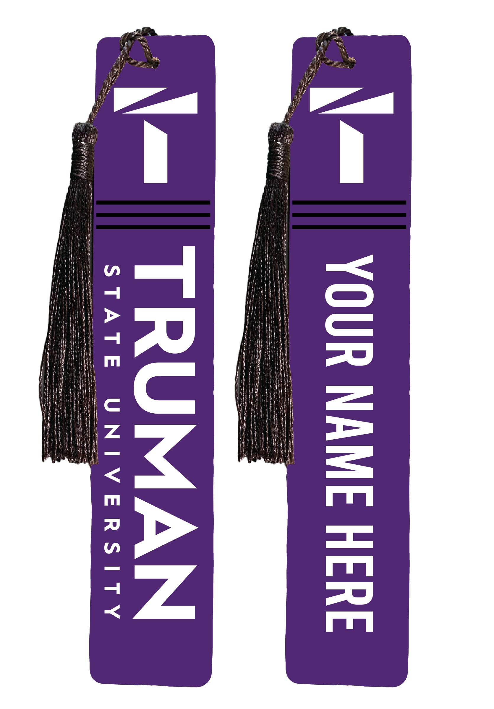 Truman State University Personalized Wooden Bookmark with Tassel – Officially Licensed Collegiate Product