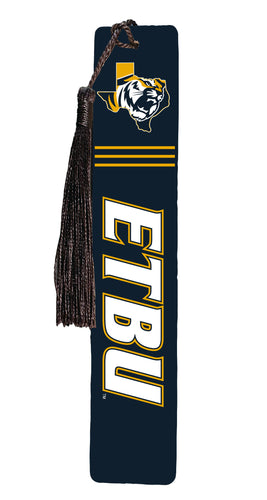 East Texas Baptist University Wooden Bookmark with Tassel Officially Licensed Collegiate Product 2-Pack