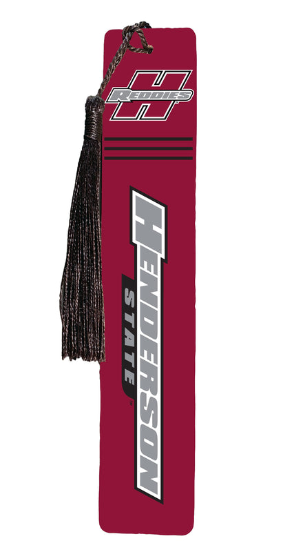 Henderson State Reddies Wooden Bookmark with Tassel Officially Licensed Collegiate Product Single
